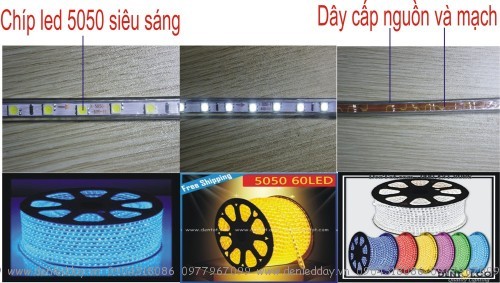 Đèn led dây 5050 siêu sáng