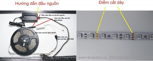 Cách đấu nguồn & cắt dây