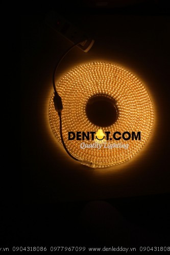 Đèn led dây 220V 10 Mét, Led 3014 mạch đôi, tích hợp sẵn, cắm nguồn là sáng, cuộn 10m