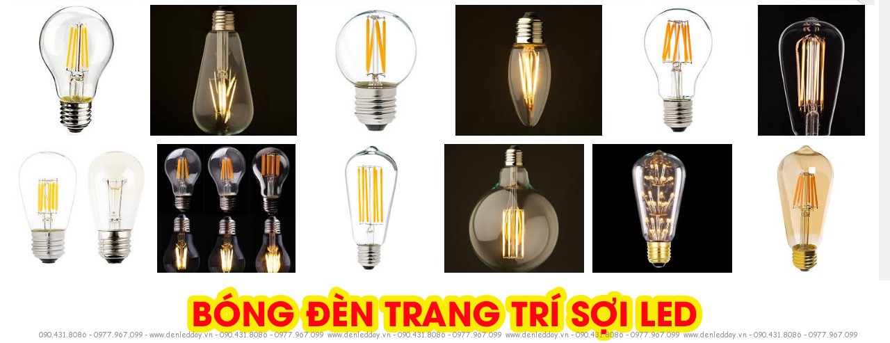 Bóng đèn trang trí sợi LED