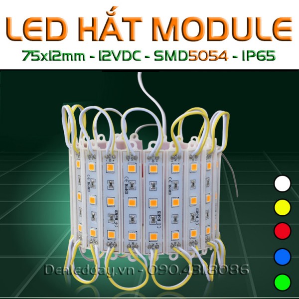 LED hắt 3 bóng 5050 kích thước 75x12mm