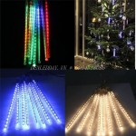 Đèn Sao Băng LED Bộ 8 cây trang trí cây