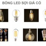 Bóng LED sợi giả cổ edison