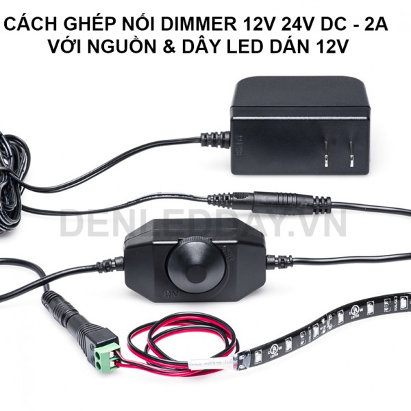 Ứng dụng Dimmer điều chỉnh độ sáng đèn led dây