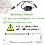 Với công suất Max 24W ( 12V) hoặc 48W ( 24V ) Dimmer mini 2A phù hợp sử dụng điều chỉnh độ sáng đèn LED 12V và 24V công suất nhỏ như LED dây dán, LED thanh, LED hắt