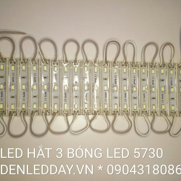 LED Hắt Giá Rẻ - LED 5730 - 3 Bóng 75x12mm 12VDC